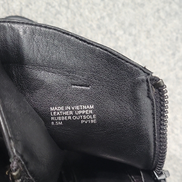 Michael Kors Elegant Black Peep-Toe Ankle Boots Size 8.5 - Picture 8 of 13